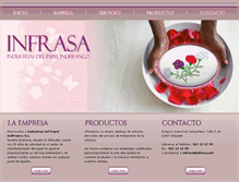 Tablet Screenshot of infrasa.net